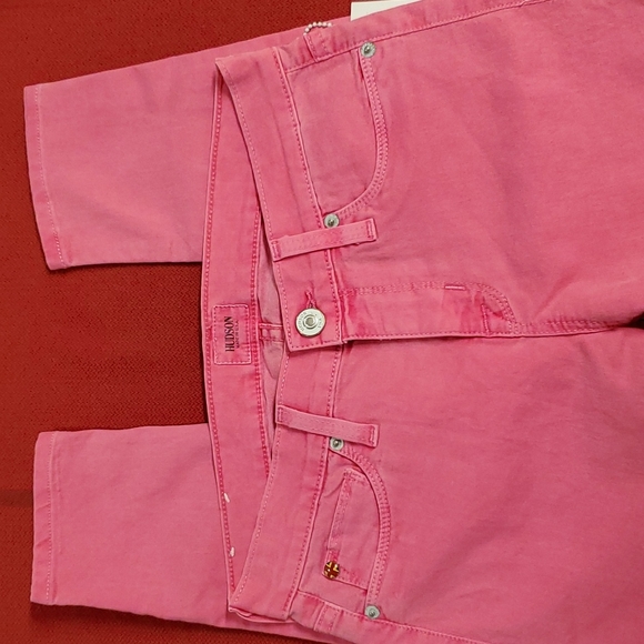 HUDSON Nico midrise super skinny size 26 pink jeans NWT - Picture 2 of 10